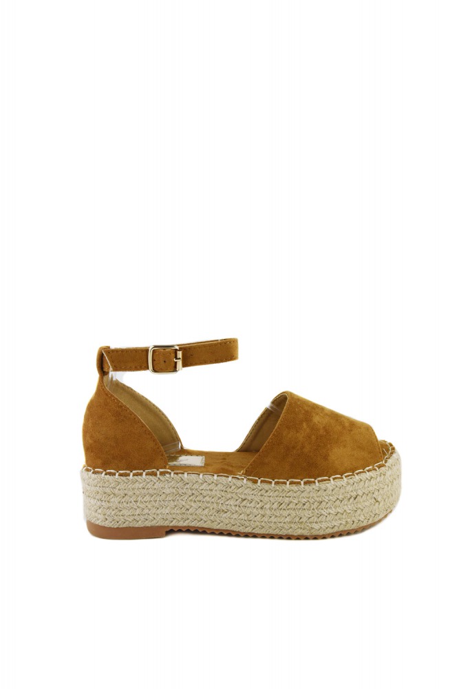 Espadrillas con suola flatform e borchie