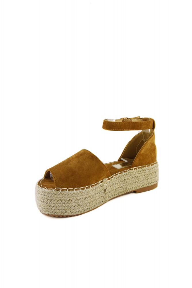 Espadrillas con suola flatform e borchie