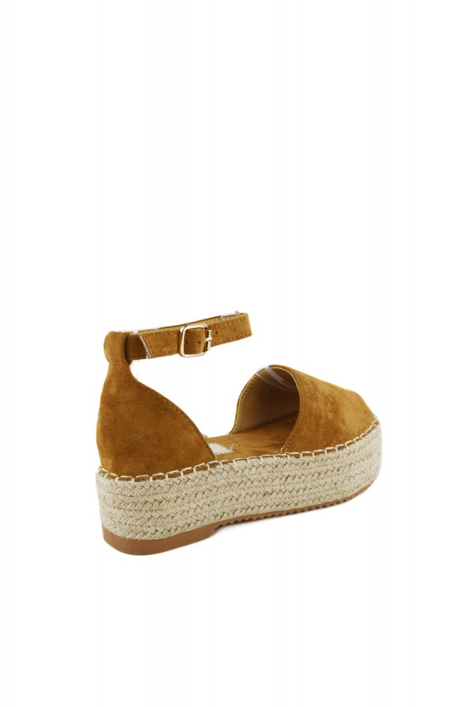Espadrillas con suola flatform e borchie